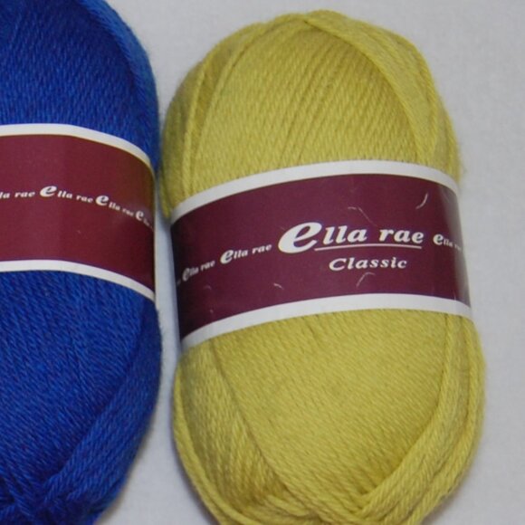 Mix Lot of Ella Rae Wool Yarn, #4 Worsted - Picture 9 of 9